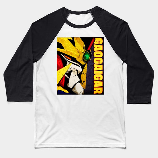 Gaogaigar Baseball T-Shirt by Rodimus76